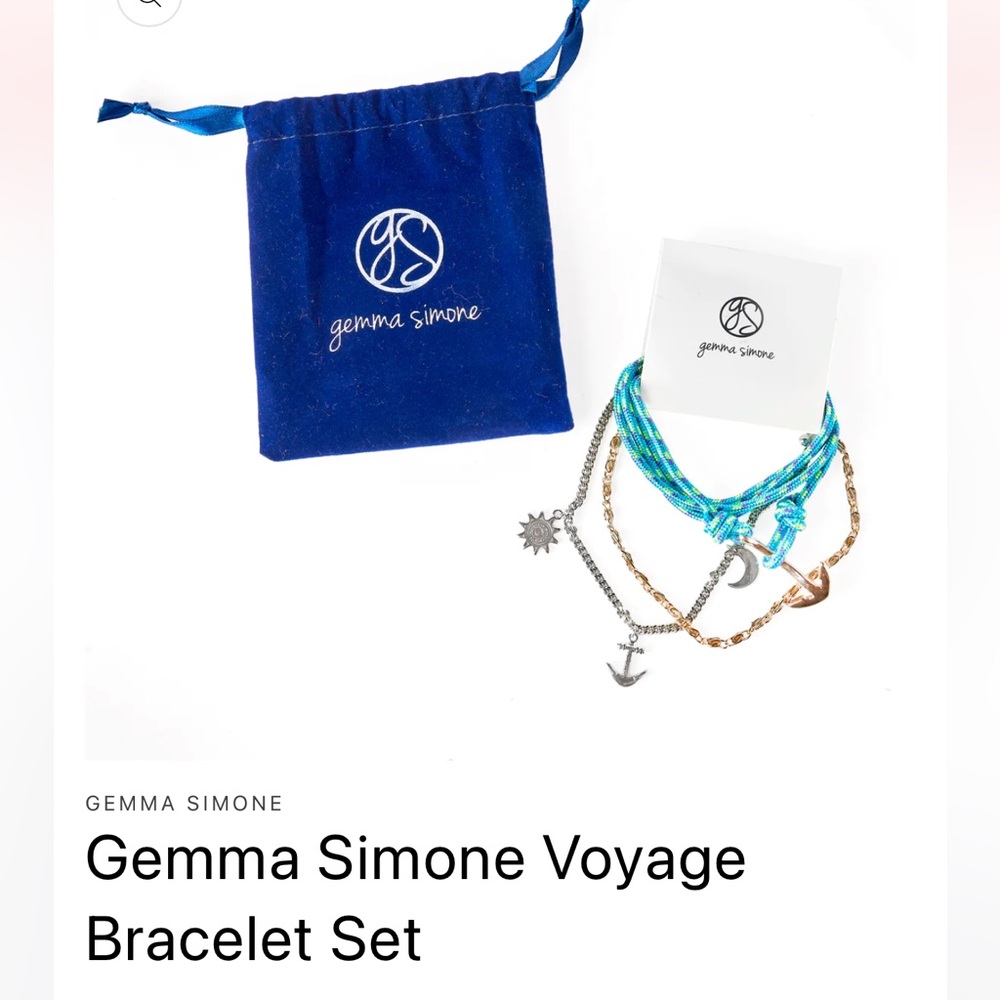 New in Bag! Gemma Simone Voyage Bracelet Set‎